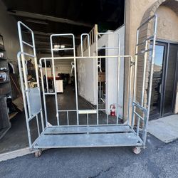 Rolling Industrial Frito-Lay Cart