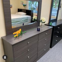 DRESSER WITH MIRROR