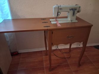 Brother Vintage Sewing Machine with Cabinet