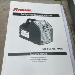 RG6 Recovery machine 