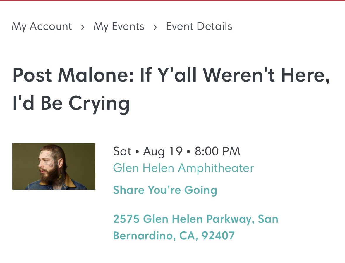 Post Malone Concert