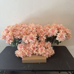 Artificial Pink Dahlia Flowers