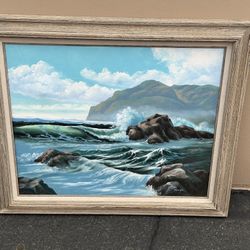 Coastal Seascape Painting 