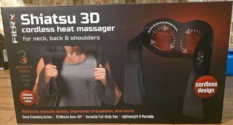 New Shiatsu 3D Cordless Heat Massager