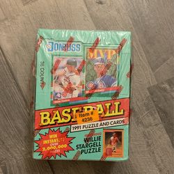 1991 Donruss Card And Puzzle Set