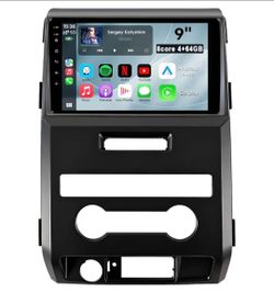 8 Core 4+64GB Car Radio Stereo Upgrade for Ford F150 2009 2010 2011 2012, Plug and Play 9'' Android 13 Head Unit with Wireless Carplay/Android Auto/10