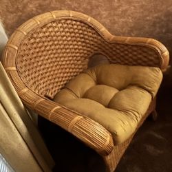 Rattan Chair With Cushion 