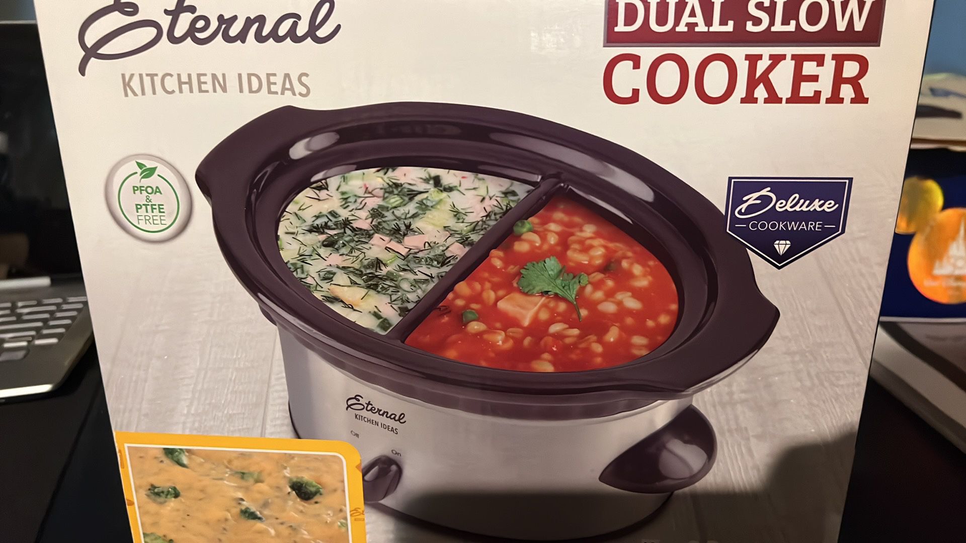 Eternal Dual Crock Pot Slow Cooker