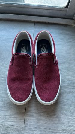 Vans burgundy platform W 7.5