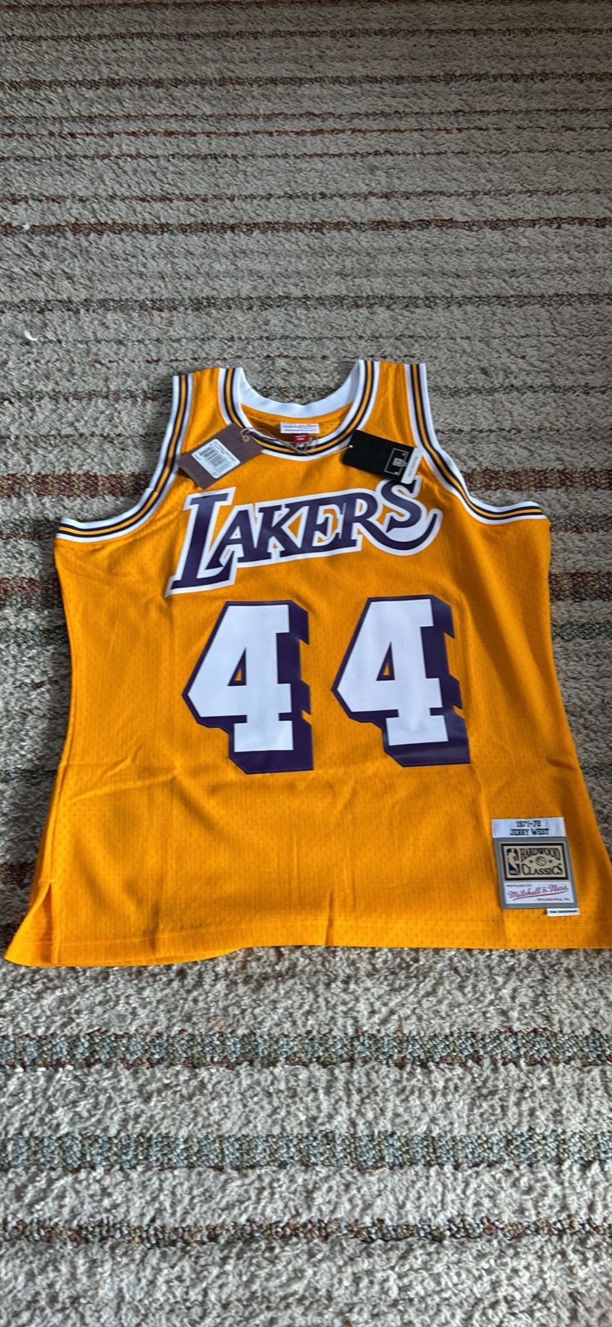 Jerry West Lakers Jersey