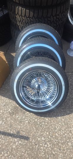 13" wire wheels  nock of