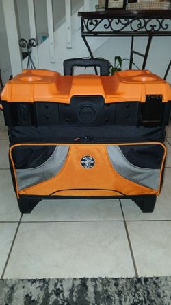 Klein Tools Rolling Tool Bag with Hard Case Top