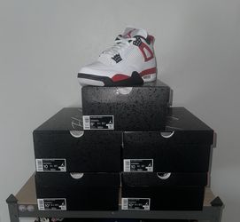 Jordan 4 Red Cement 10(2) & 10.5