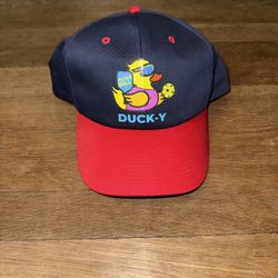 Duck-y Club Brand Pickle Ball Hat Cap Adult One Size Fits All Blue Red New Tags