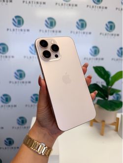 iPhone 16 Pro Max Unlocked like new gold color