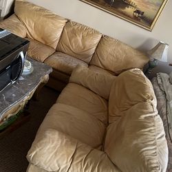 Big Italian Leather Sofa