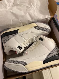Jordan 3 retro cement size 13.5