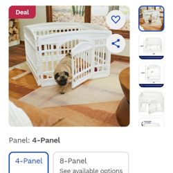 4 Panel Puppy Pen