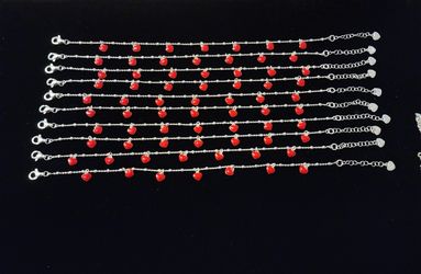 Sterling Silver Heart Bracelet