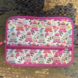 Owl Tablet Soft Case,pink 