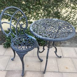 Bistro table And Chair - *just One Chair 