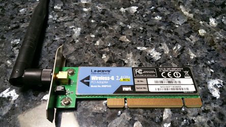 Linksys wireless g pci adapter