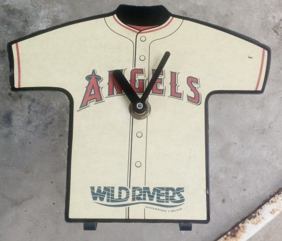 Antique California Angels Wall Clock