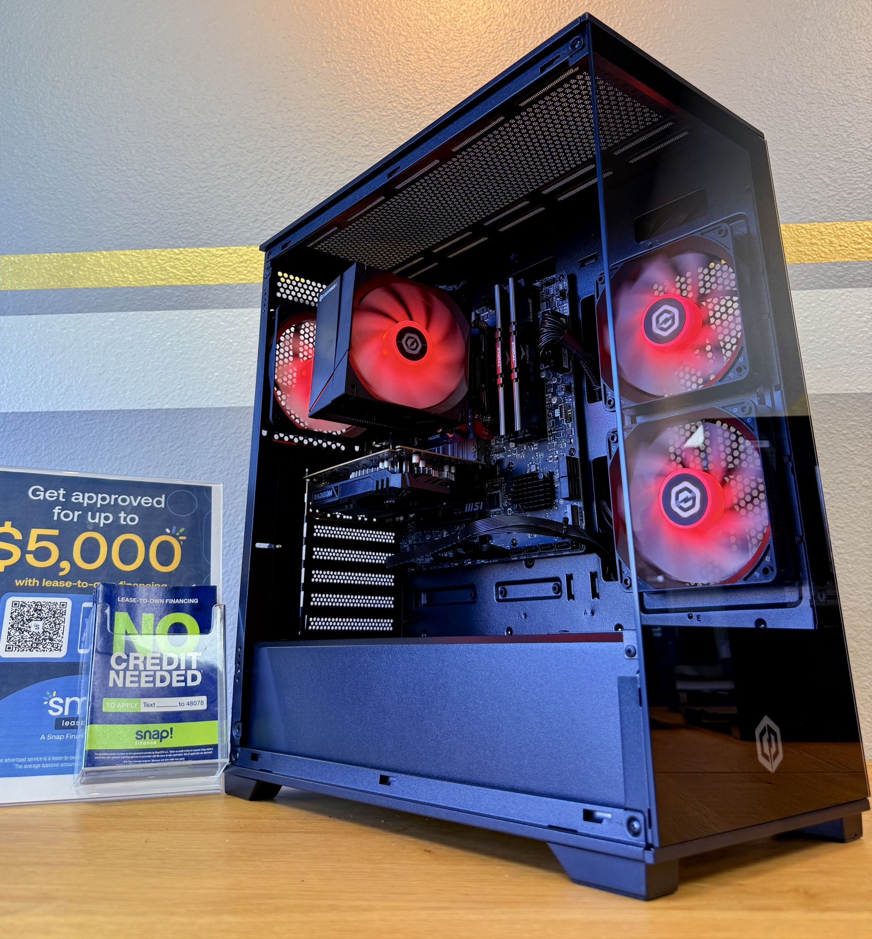 Gaming PC Custom Built by AREA-51 ✅🕹Full RGB Set,Ryzen 5/16GB RAM/512GB Storage🖥1 Yr Wrnty‼️RX 6400 AMD GPU💥 $0 Down Finance Available