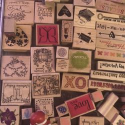 Stampin it Up & More - Wood Mounted Rubber Stamps