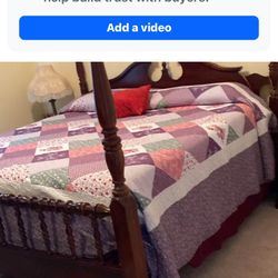 King Bed With Attachable Canopy