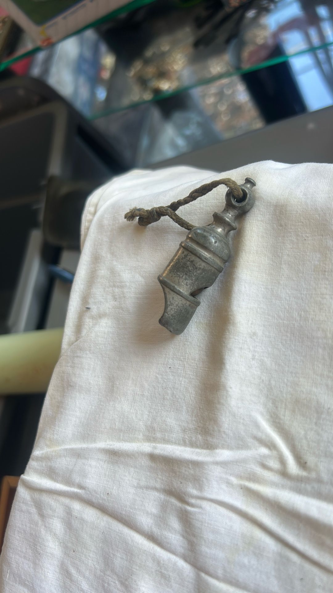 Antique Metal Whistle