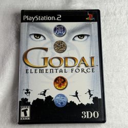 Godai Elemental Force (PS2, 2001) Complete CIB 3DO Ninja Action Adventure