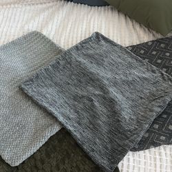 20 X 20 Throw Pillow Cases, set of five