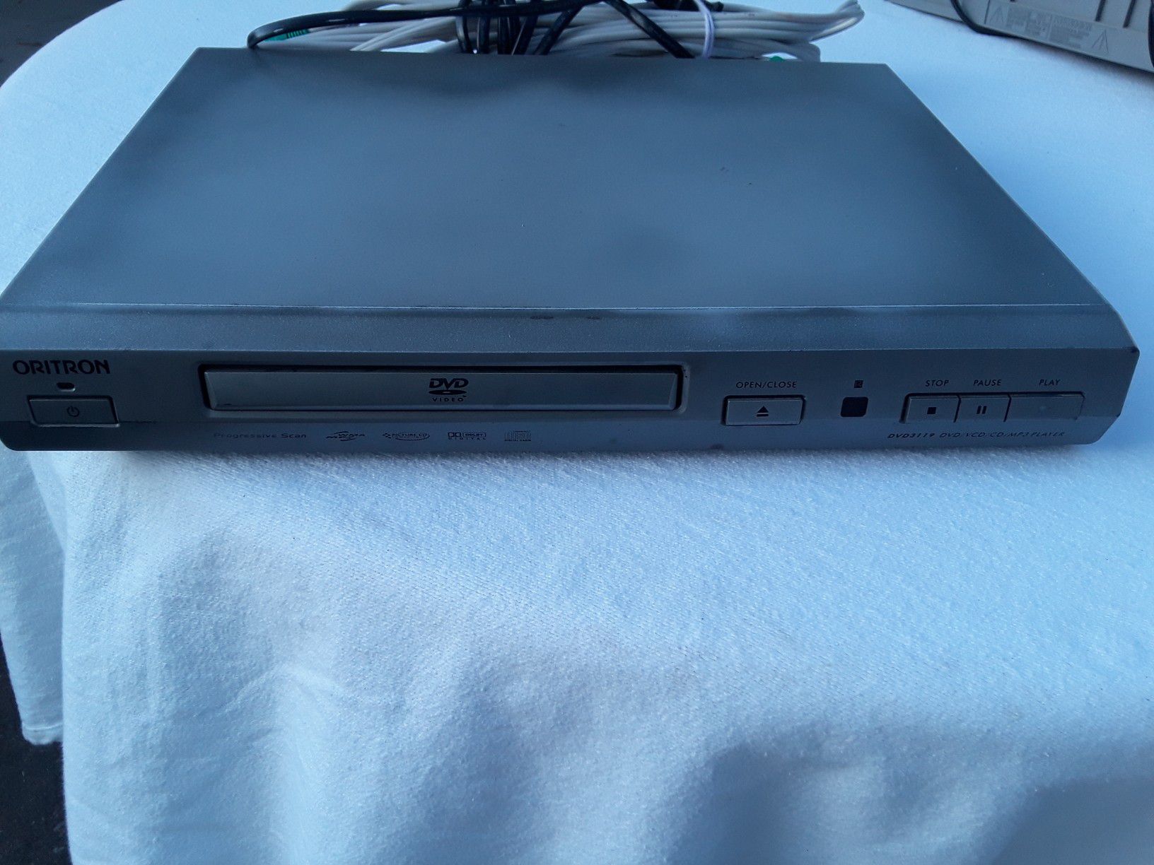 Oritron dvd player no remote model dvd3119
