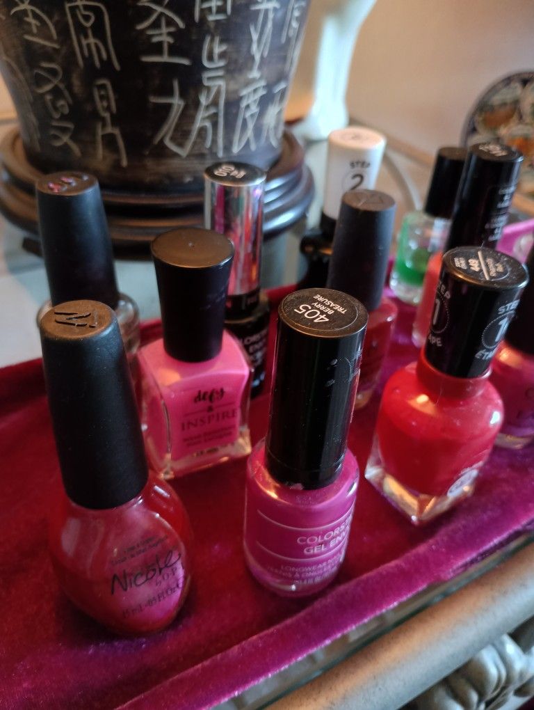Vibrant Nail Polish Lot.