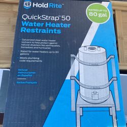 Brand new water heater restraints strap