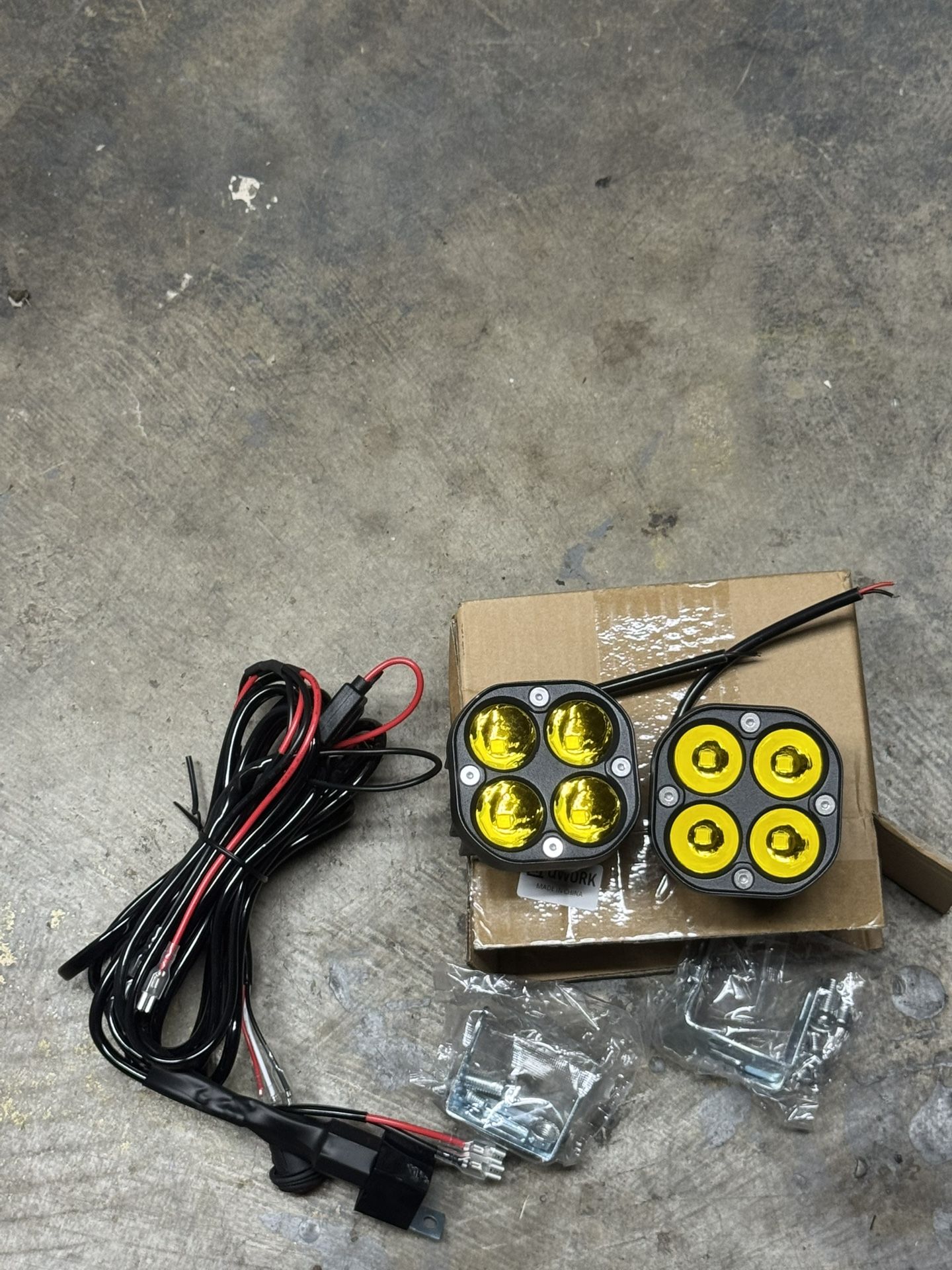 3 inch yellow pod lights