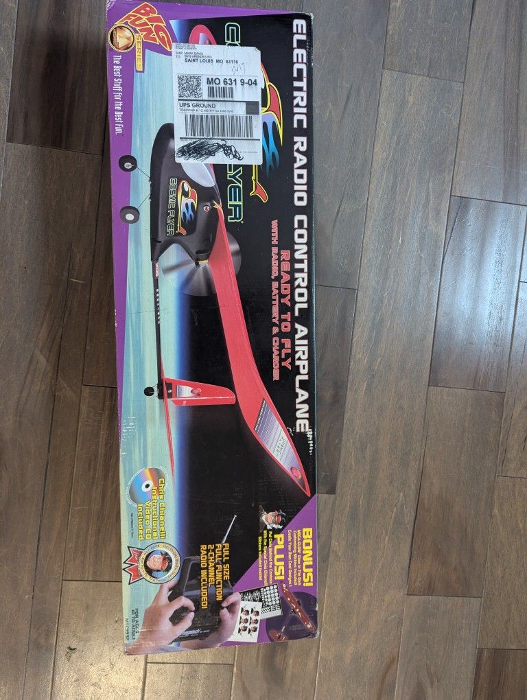 Megatech Cosmic Flyer Retro RC Airplane 