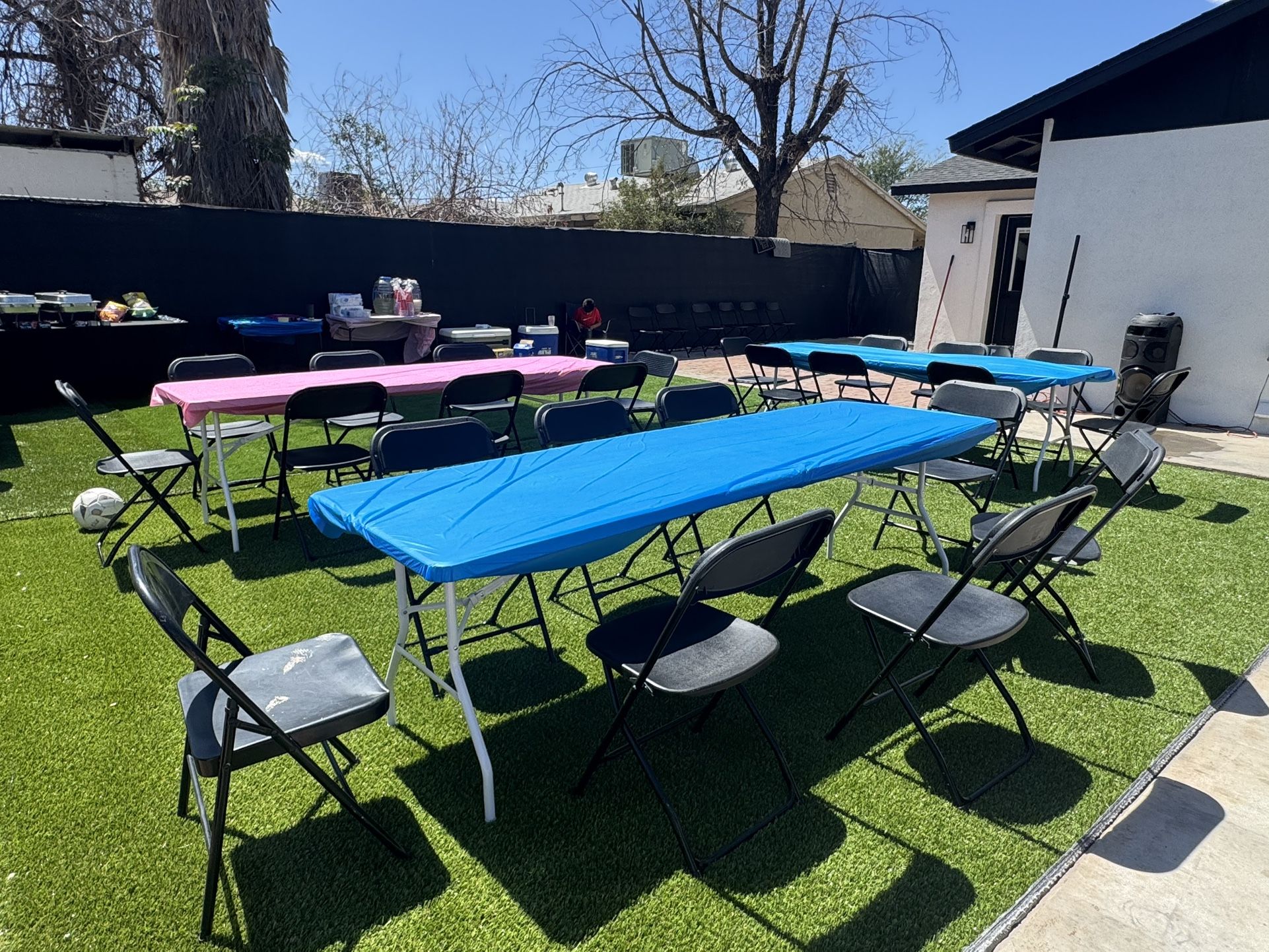 Folding Chairs And Tables