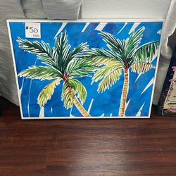 Palmtree Beach Art 
