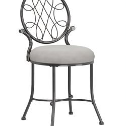 O'Malley Metal Vanity Stool.