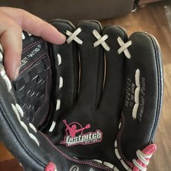 Girls Glove Bat Helmet And Bag