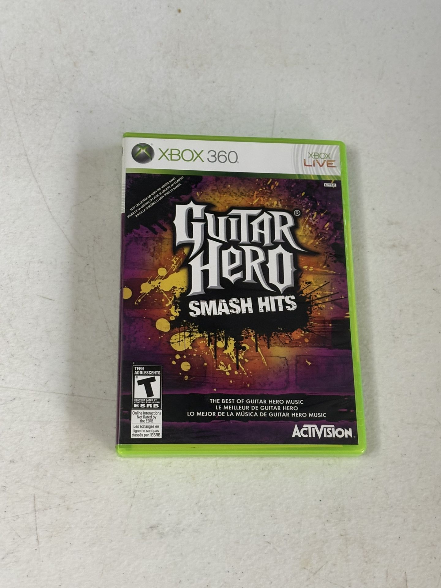Xbox 360 Guitar Hero Smash Hits Game