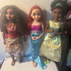 34” Disney Princess Dolls