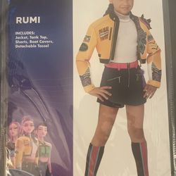 Kpop Demon Hunters Spirit Halloween Costume Girls Kids RUMI Large 12-14