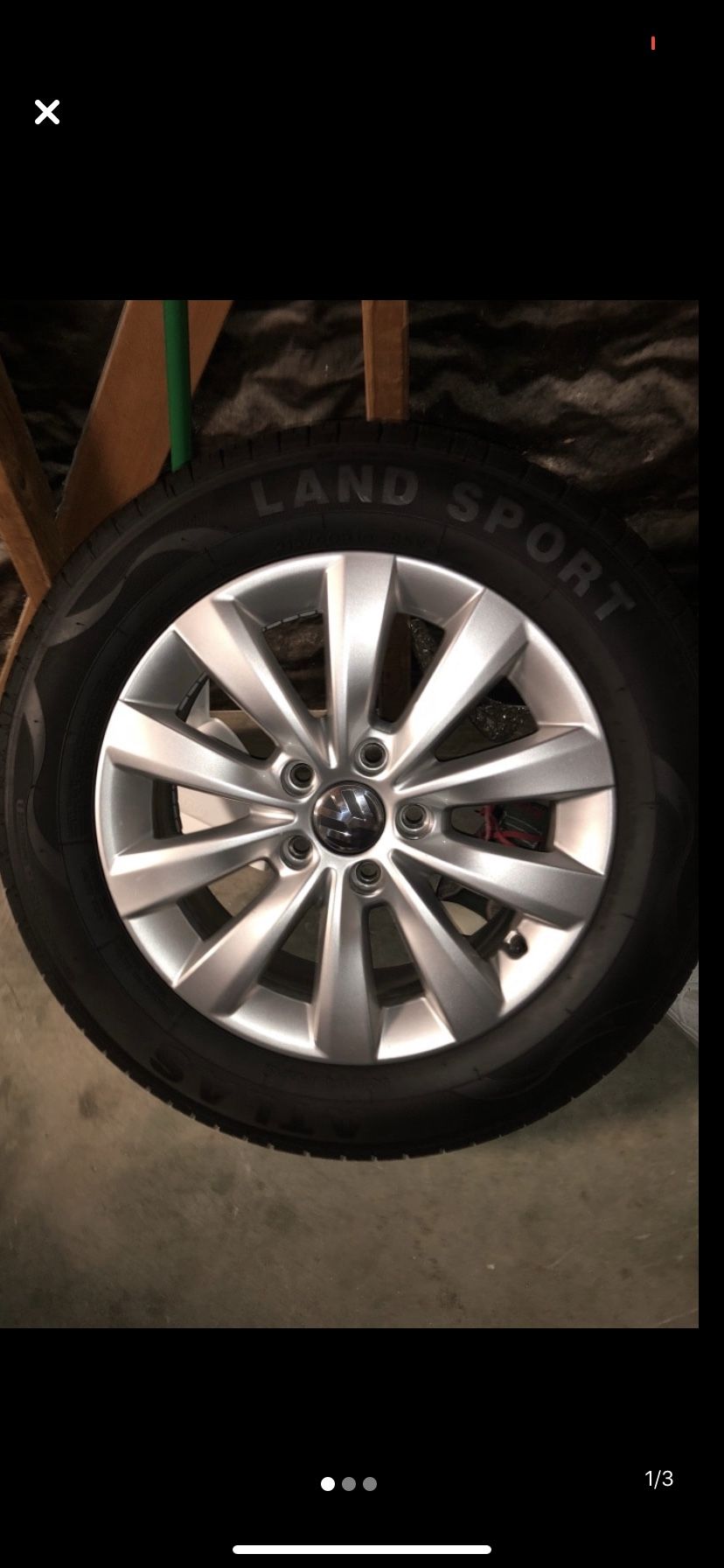 Wolksfagen Passat golf rims 16 new tires new rims brand new rims and tires