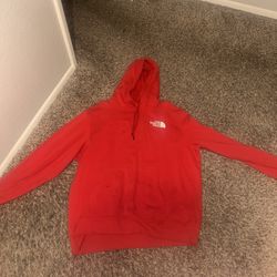 The North Face Hoodie – Red (Size XL) | Great Condition