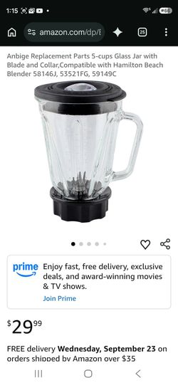 Hamilton glass jar