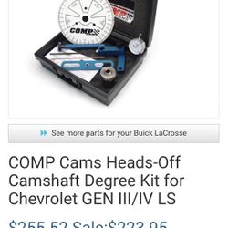 COMP CAMS DEGREE KIT CS PRO HEAD-OFF