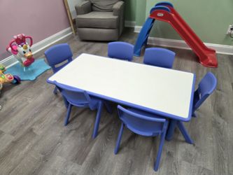 GUC kids desk and chairs i have 3 sets Located in hempstead long island. Available for pickup tuesday/ friday evenings from 8-10, sundays all day. Fir